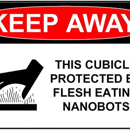 Nanobot protected cubicle (Photo by Kevin Trotman - https://www.flickr.com/photos/kt)